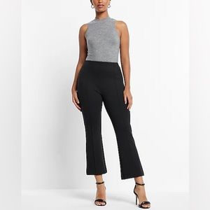 Express Columnist Khaki Kick Flare Pants